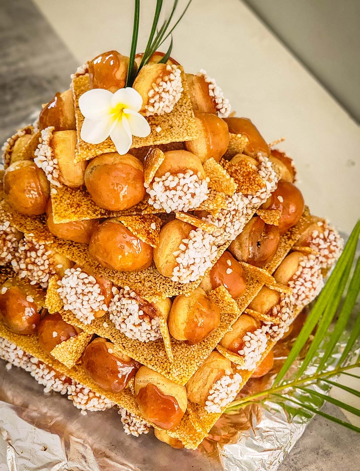 🍬 Croquembouche Tower
