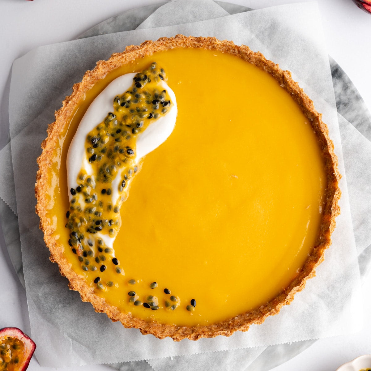 Passion Fruit Cheese Tarte