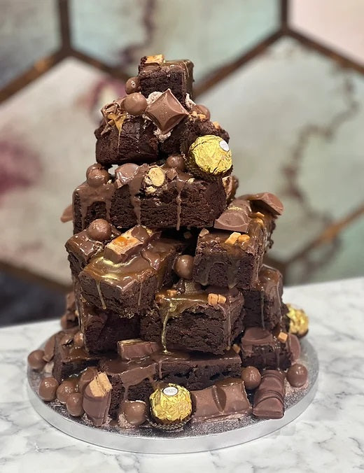 Brownie Tower Cake – Homemade Patisserie VU